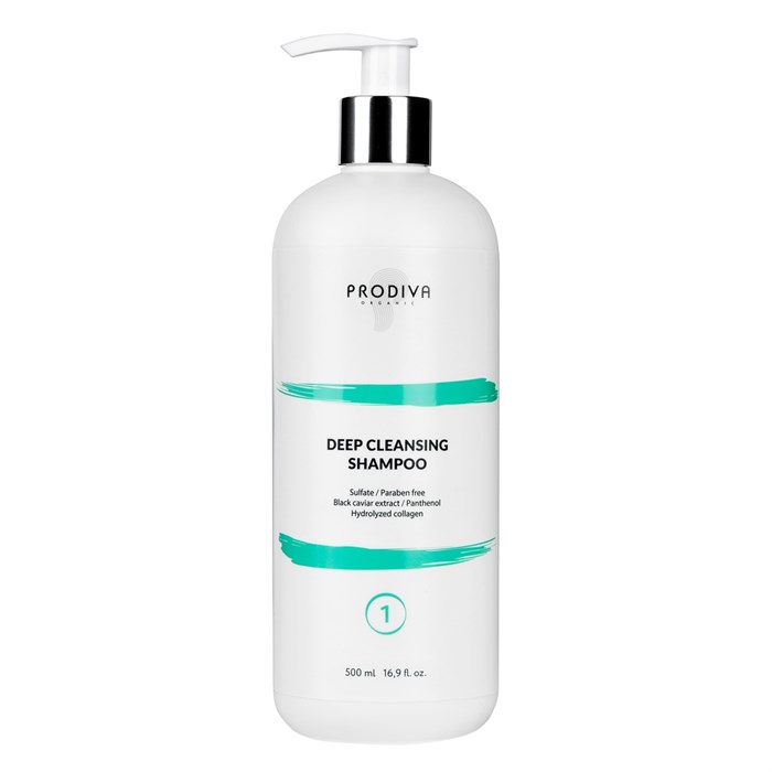 PRODIVA DEEP CLEANSING SHAMPOO Шампунь глубокого очищения 500 мл 3622 - фото 8249